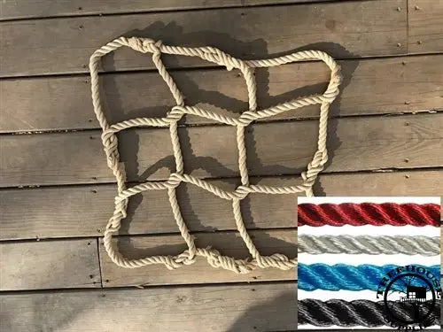 How to make a rope net 