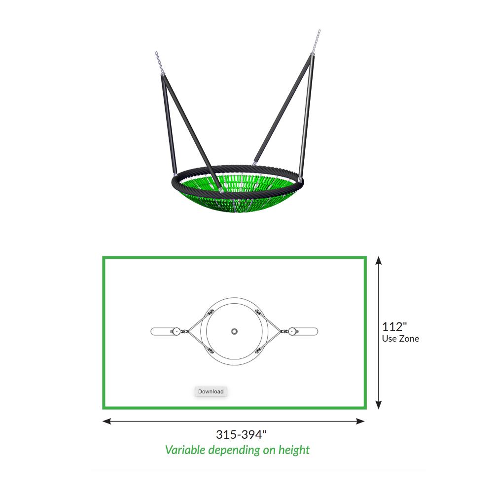 NEW - Birds Nest Swing